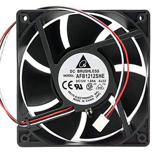 AFB1212SHE 12038 DC12V 1.6A 12CM high speed double bearing server cooling fan