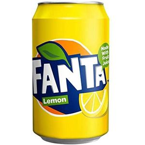 Fanta Citroen 24 x 330ml blikjes, 5017726153281