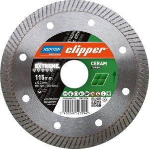 Clipper 70184644759 Super Gres XT Evo Diamantzaagblad - 115 x 22,23mm - Gres