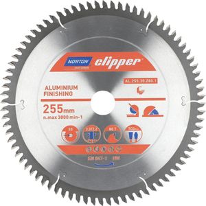 Norton Clipper Clipper cirkelzaag voor aluminium 255mmx30mmx80z (70184608139)