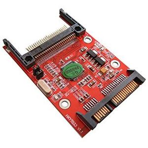KALEA-INFORMATIQUE Compact Flash CF-naar-SATA-converteradapter, CFI- en CFII-ondersteuning