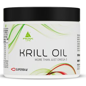 Peak Krill Oil (120 Caps) Unflavoured - Vitaminen, mineralen & gezondheid - Vetzuren
