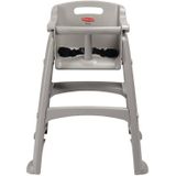 Stevige kinderstoel rubbermaid grijs | Zithoogte 53cm | 597x597x756(h)mm - grijs Kunststof R050836