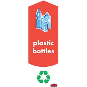 Rubbermaid Slim Jim Sticker Set for Plastic Bottle