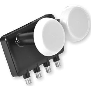 inverto - Quad Monoblock 6° - LNB - Zwart - 4 Universele Uitgangen