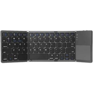 XtremeMac Bluetooth Travel Keyboard Foldable with Touchpad - Toetsenbord - Engels (VS) - Zwart