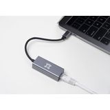 XtremeMac USB-C naar Ethernet Adapter - 1000 Mbps - Grijs