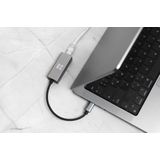 XtremeMac USB-C naar Ethernet Adapter - 1000 Mbps - Grijs