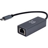 XtremeMac USB-C naar Ethernet Adapter - 1000 Mbps - Grijs