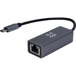 XtremeMac USB-C naar Ethernet Adapter - 1000 Mbps - Grijs