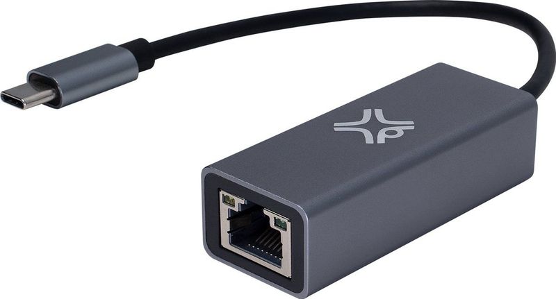XtremeMac USB-C naar Ethernet Adapter - 1000 Mbps - Grijs