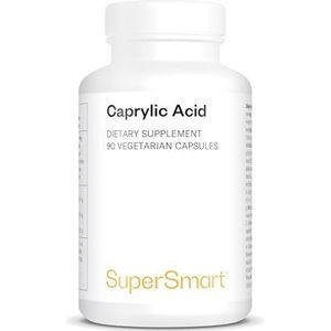Supersmart - Caprylzuur - Verzadigd vetzuur met een middellange keten - Verbetert de gezondheid van de darmflora | Non-GMO & Glutenvrij - 90 capsules