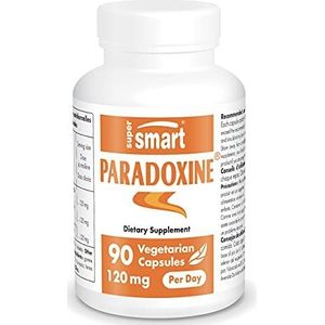 Supersmart - Paradoxine ® 40 mg - Extract van Paradise Grains gestandaardiseerd tot 12,5% 6-Paradol - Anti-oxidant en vetverbrander | Non-GMO & Glutenvrij - 90 Vegetarische Capsules