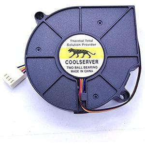 75mm Computer CPU Blower BB7515BU For COOLSERVER DC12V 0.80A 4Lines Server Cooling Fan FD7015H12D