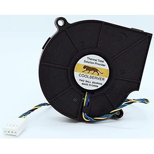 FD7015H12D 7515 75mm cpu blower fan,DC12V 0.43A 4-Wire Server Blower Cooling Fan