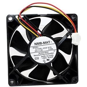 NMB-MAT 3110RL-05W-S79 DC24V 0.24A 80x80x25mm Server Cooling Fan