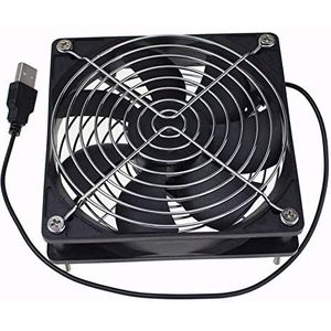 GDT DC 5V USB 1500RPM 0.2AMP 120MM 12CM 5 inches Power Cooling Fan For Computer PC TV Box Router Cooler