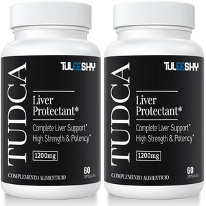 TUDCA Capsules - Een galzoutsupplement voor de lever | 1200mg per portie, 120 Capsules | Glutenvrij en Non-GMO (pack of 2)