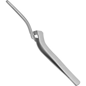 Belux Surgical Instruments - Tandheelkundige Miller Articulatiepapier Pincet Tang - Gebogen - 16 cm