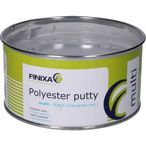 FINIXA Multi 2K Polyester Plamuur + Verharder - Universeel Toepasbaar