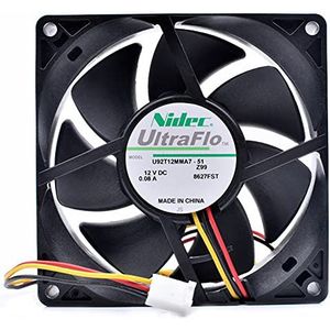 9025 92mm U92T12MMA7-51 fan 12V 3wire 3P ultra quiet computer CPU cooling fan