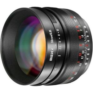 Meike MK 50mm F0.95 Nikon Z-vatting (Nikon Z, APS-C / DX), Objectief, Zwart