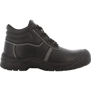 Safety Jogger - Safetyboy S1P - Veiligheidsschoen - Zwart - Lederen - Stalen Neus