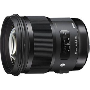 Sigma 50 mm F1,4 DG HSM Art Lens (77 mm filterschroefdraad) voor Sony A-objectiefbajonet
