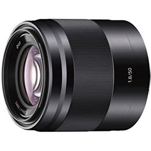Sony SEL50F18B.AE Portretlens, Vaste Brandpuntsafstand, 50 mm, F1.8, APS-C, Geschikt Voor A6000, A5100, A5000 en Nex Series, E-Mount, Zwart