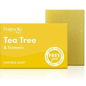 Friendly Soap Natural Tea Tree & Turmeric Soap 95 g,