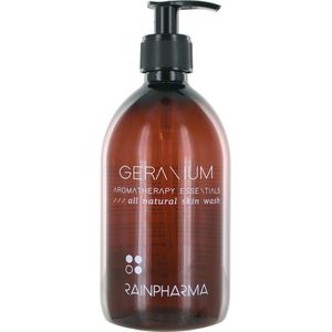 RainPharma Skin Wash Geranium - Huidverzorging - 500 ml - Douchegel - 1 Pomp per Wasbeurt