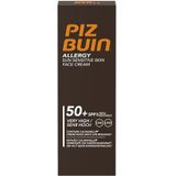 Piz Buin - Allergy Gezichtscrème - SPF50+ - 50 ml - Crème