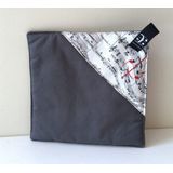 Pannenlap - Grijs - 100% Katoen - Notenkraker Thema