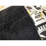 Handdoeken - Zwart - Jazz - Handdoekenset - 1x(MG-547 + MG-548 + MG-549)