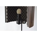 Vicoustic Flexi Screen Ultra MKII Brown Oak microfoon reflectiefilter