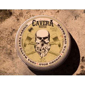 Heerlijke matte haar was voor mannen - sterke fixatie - voedend voor het haar - carnauba was - castor olie - verzwaart niet - perfect natuurlijk haar 100ml