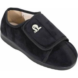 Cameron pantoffel - zwart, unisex maten 35-45