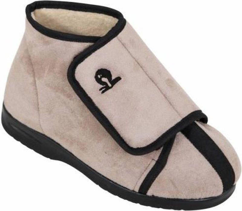 Nature Comfort - Gabriel Pantoffel - Beige - Unisex - Verstelbare Klittenbandsluiting
