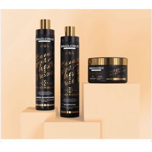 Brazilicious Honey Shampoo & Conditioner & masker 3x250ml