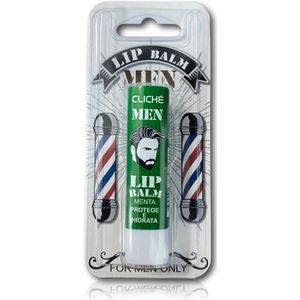 Cliché Men - Lip Balm voor Mannen - Mint - Beschermt en Hydrateert - 1 Stuks in blisterverpakking