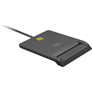 1Life Citizen Elektronische kaartlezer, zwart, 65 x 85 x 18 mm