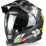 Nexx X.WED2 Wild Country - Integraalhelm - Zwart Neon Geel Mat - Maat XL
