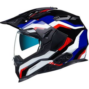 Nexx X.Wed2 Columbus Blue Red Black Adventure Helmet S - Maat S - Helm
