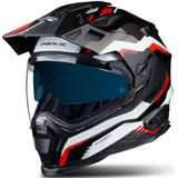 Adventure Helm Nexx X.Wed2 Columbus Grijs-Rood-Zwart