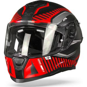 Nexx SX.100R Skidder Black Red Matt XS