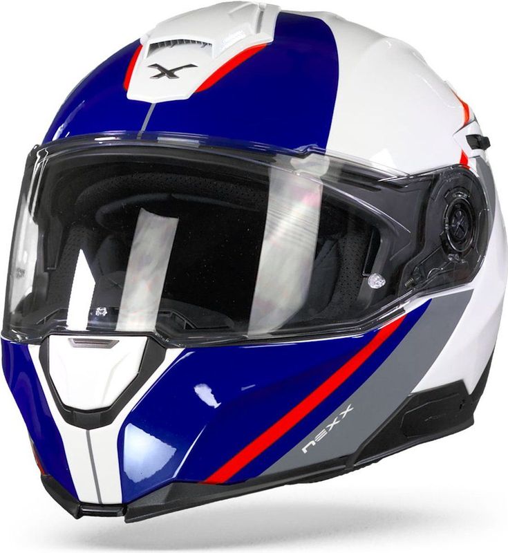 Nexx - X.Vilitur Stigen - Systeemhelm - Wit Blauw