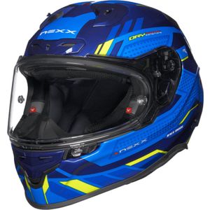 Nexx X.R3R Precision Blauw Neon Integraalhelm XXL