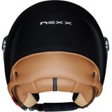 Nexx Y.10 Sunny - Jethelm - Zwart Mat - Camel