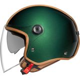 Y.10 - Motorhelm - Lichtgetint Vizier - Zwart - Polyfusion Shell