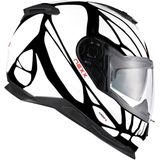 Nexx Y.100 B-Side - Integraalhelm - Zwart Wit